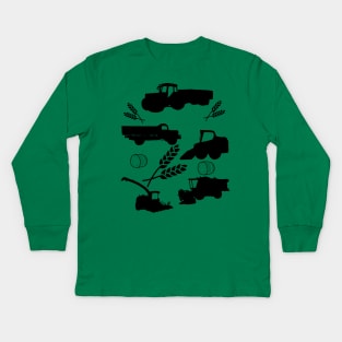 farming Kids Long Sleeve T-Shirt